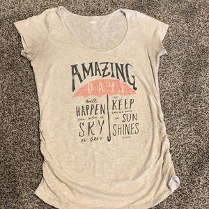Amazing days maternity shirt